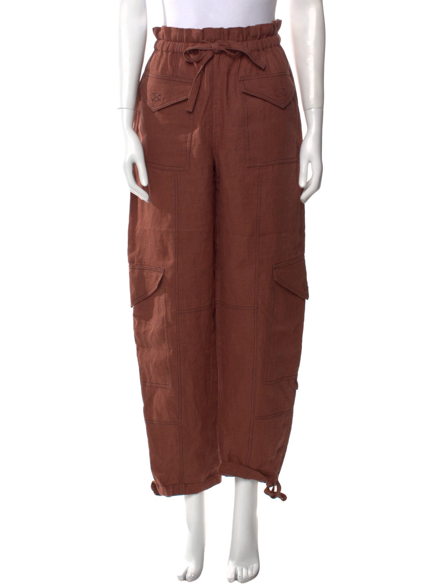 Ganni Hemp Straight Leg Pants
